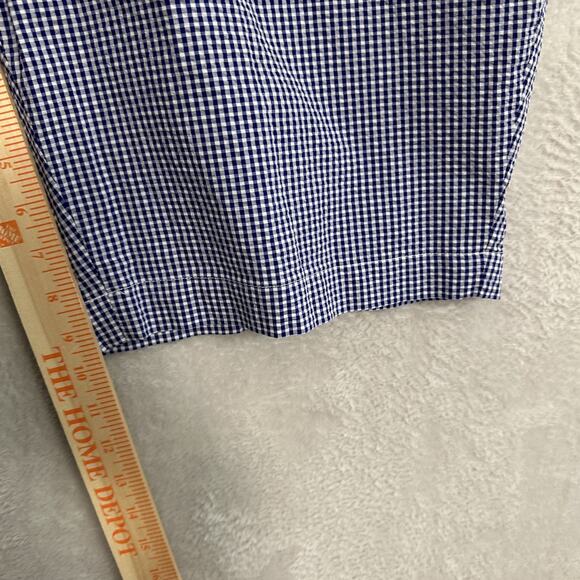 Polo Golf Ralph Lauren Houndstooth Seersucker Shorts Men's Size 40 Blue Crest - Picture 8 of 10